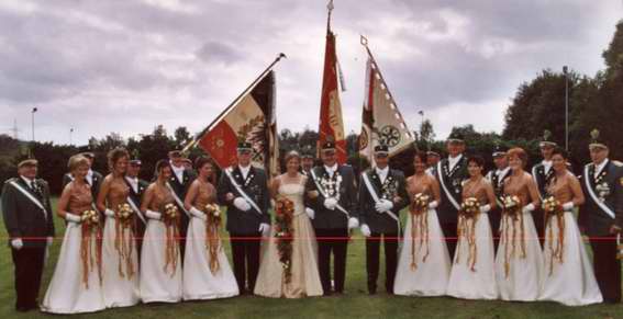 Königspaar Arnold Wigge und Annemarie Wieners