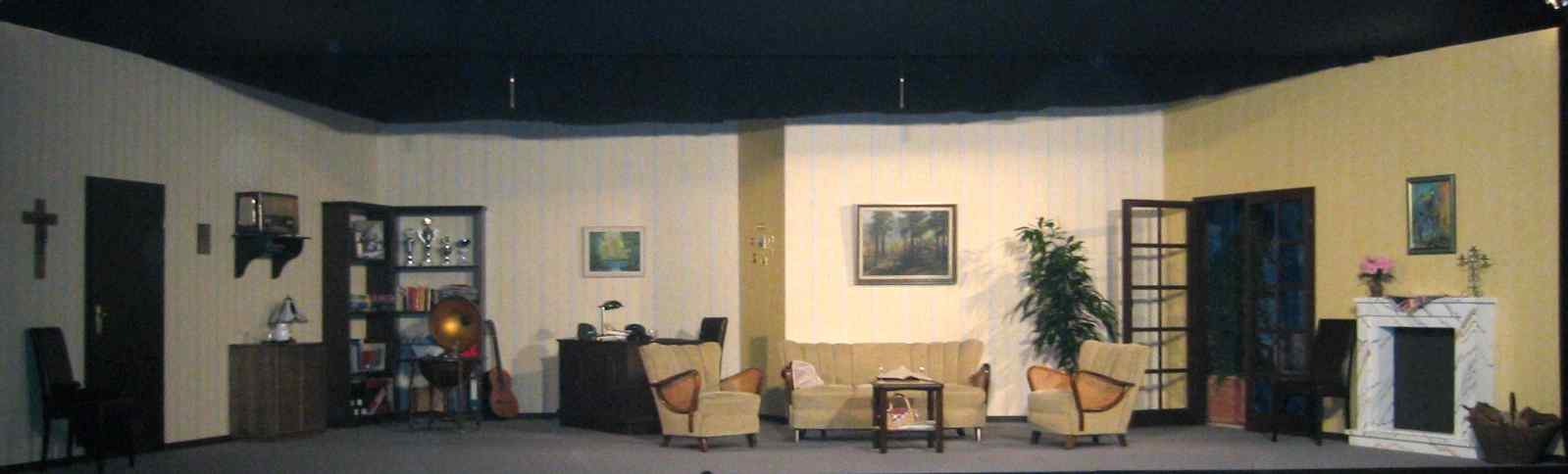 Bühnenbild Mord im Pfarrhaus